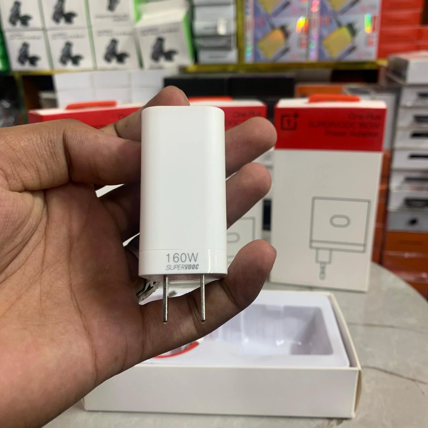 OnePlus SUPERVOOC 160W Power Adapter + USB-C Cable (Fast Charger)