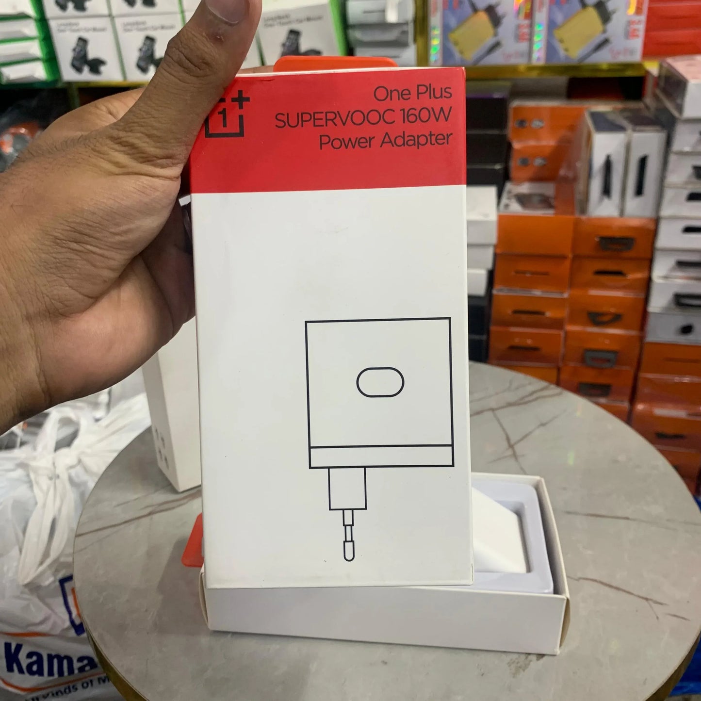 OnePlus SUPERVOOC 160W Power Adapter + USB-C Cable (Fast Charger)