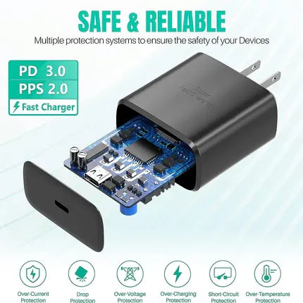 Original Samsung 45W Super Fast Charger + USB-C Cable (EP-TA845)
