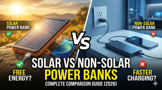 Solar vs Non-Solar Power Banks — Complete Comparison Guide (2026)