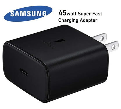 Original Samsung  45W Super Fast Charger + USB-C Cable (EP-TA845)