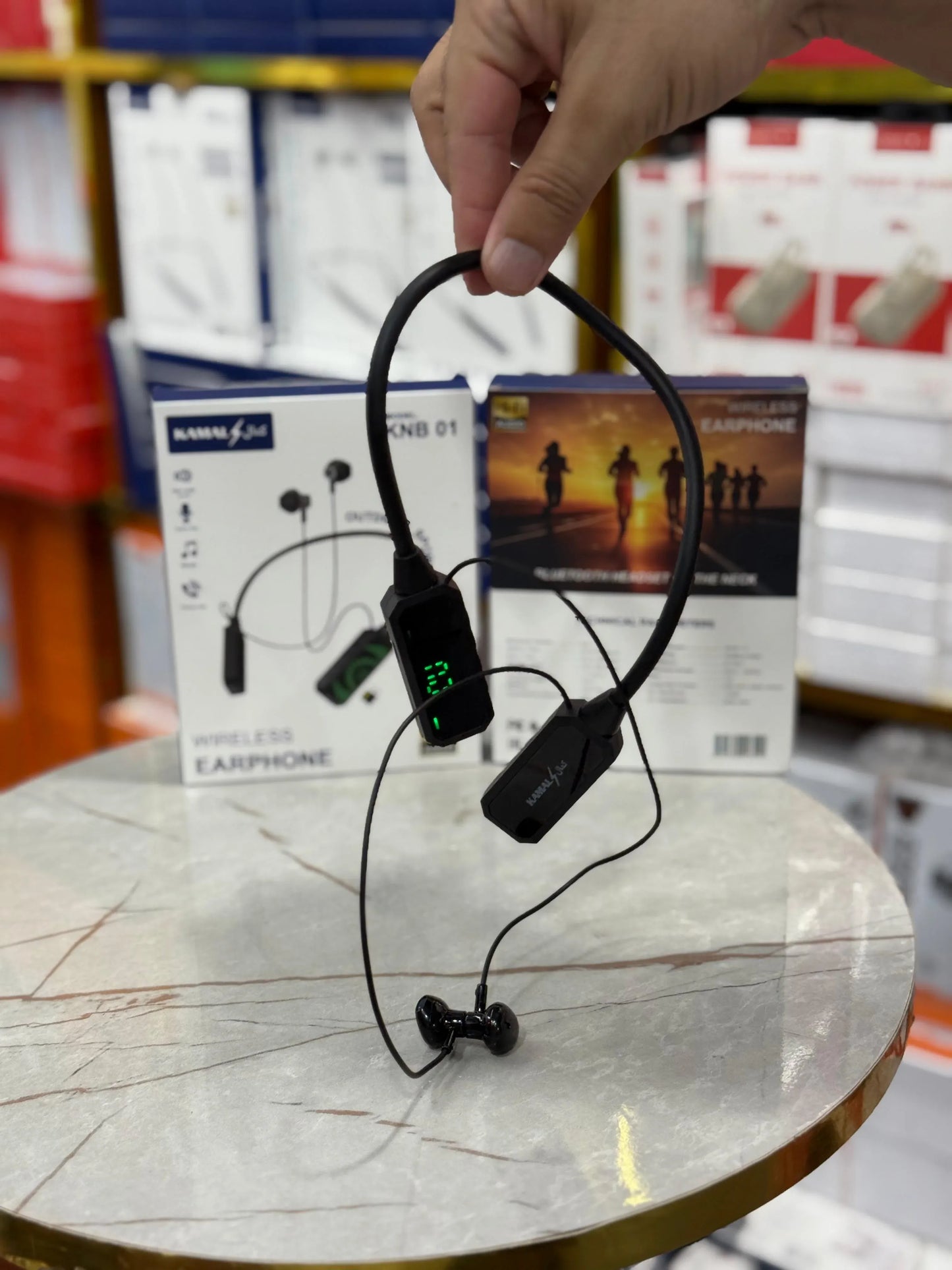 KAMAL KNB-01 Neckband – 4-Mode Voice Changer, Monitoring Mode, TF Card, Up to 30H Battery
