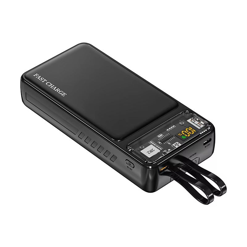 Spharetech 66W-Design Transparent Power Bank (20,000mAh) - True 22.5W Super Fast Charge