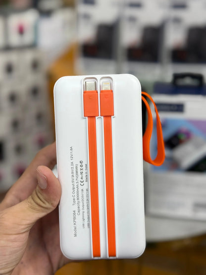80,000mAh 68W PD Power Bank – KAMAL Plus KPB084 (Built-in Type-C & Lightning)