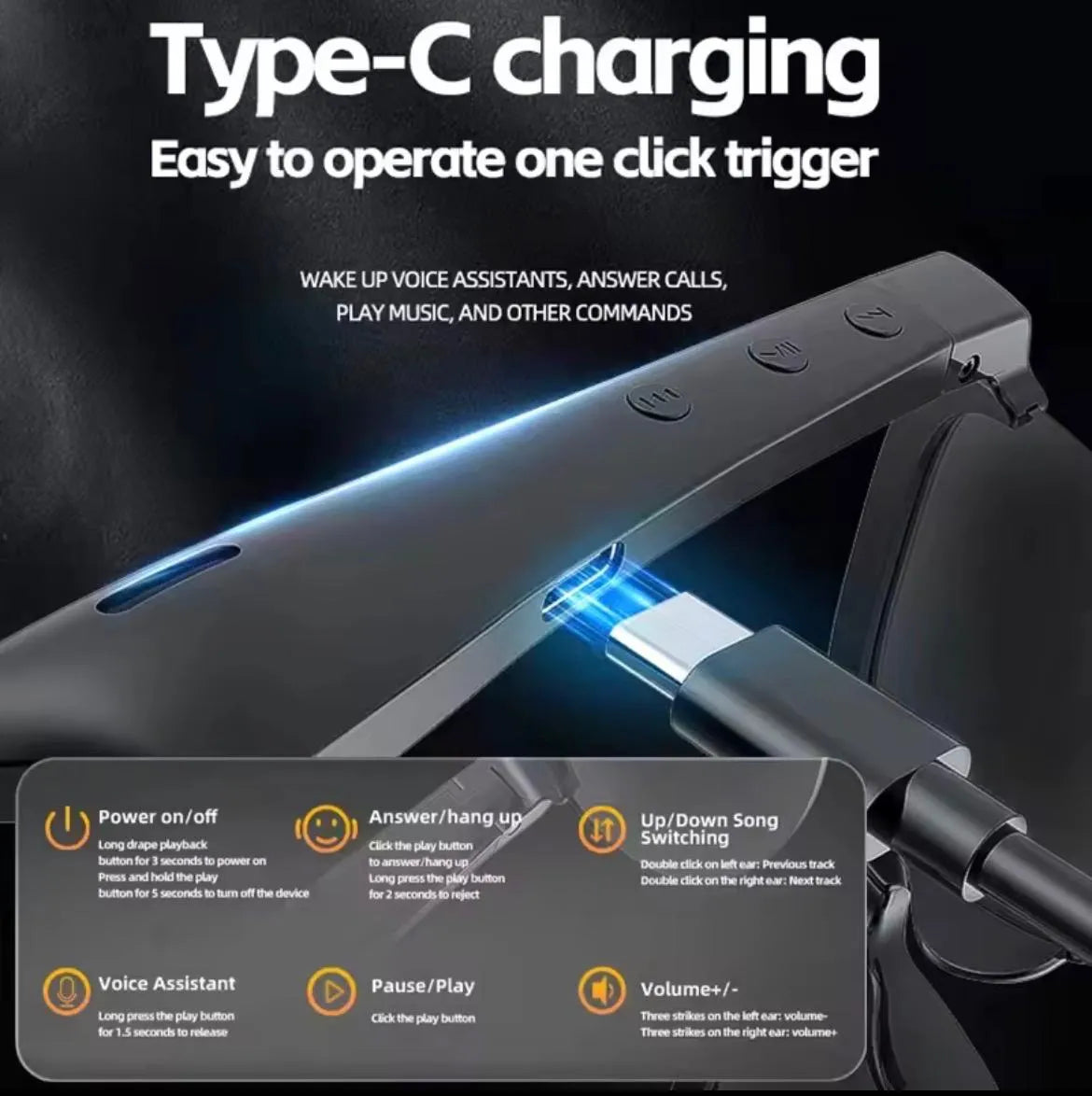 G58 Pro Smart Audio Sunglasses | Open-Ear Bluetooth 5.4 Music Glasses with Hi-Fi Stereo & Voice Control