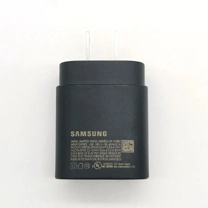 Original Samsung 25W Super Fast Charger + USB-C Cable | Super Fast Charging Adapter (EP-TA800)