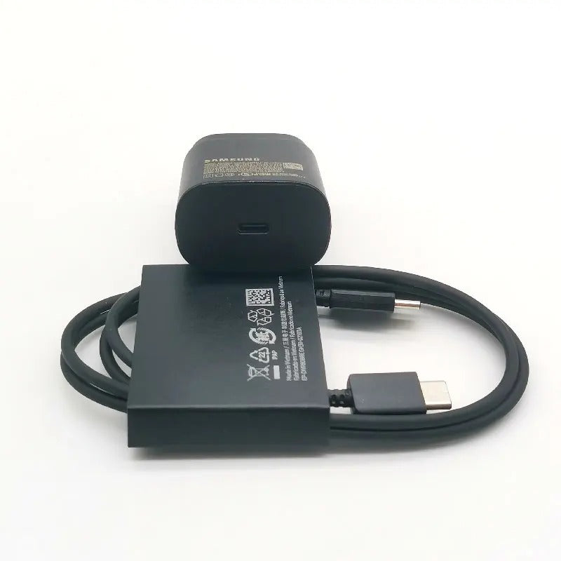 Original Samsung 25W Super Fast Charger + USB-C Cable | Super Fast Charging Adapter (EP-TA800)