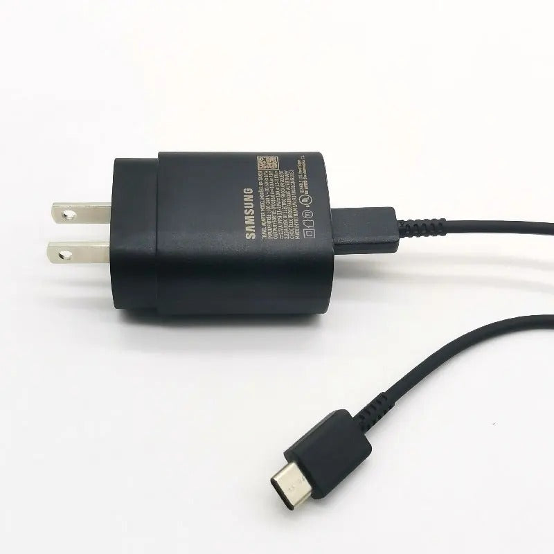 Original Samsung 25W Super Fast Charger + USB-C Cable | Super Fast Charging Adapter (EP-TA800)