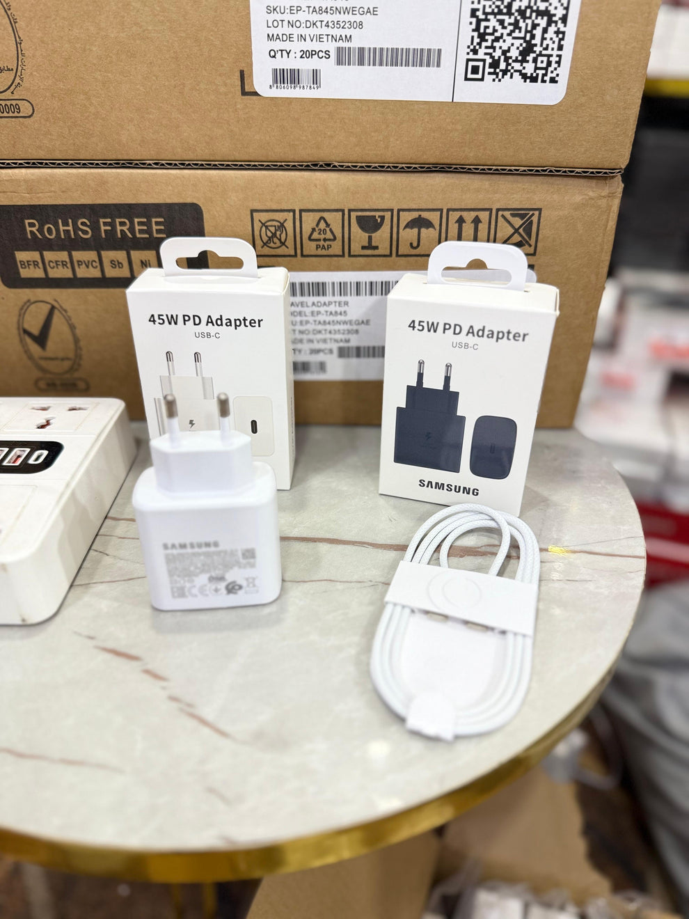 Samsung 45W USB-C PD Fast Charger Travel Adapter (EP-TA845) – Black